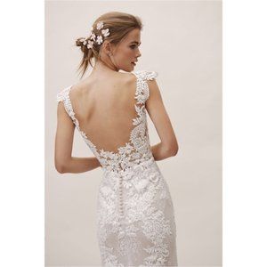BHLDN Milano wedding gown